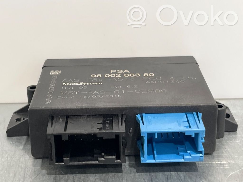 Peugeot 3008 I Unité de commande, module PDC aide au stationnement