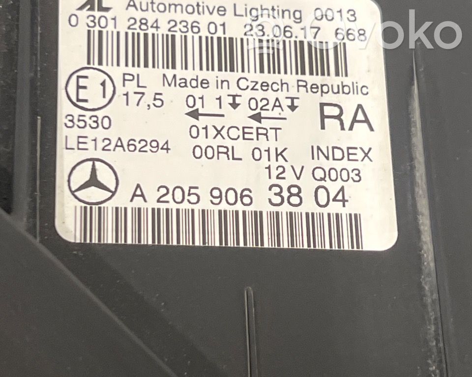 Mercedes-Benz C W205 Far 