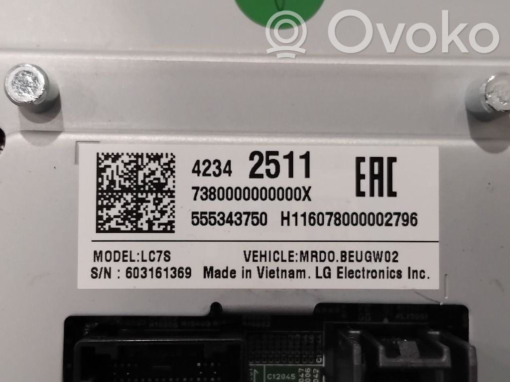 Unidad central de control multimedia   42342511,42342511,42342511,42342511,LC7S