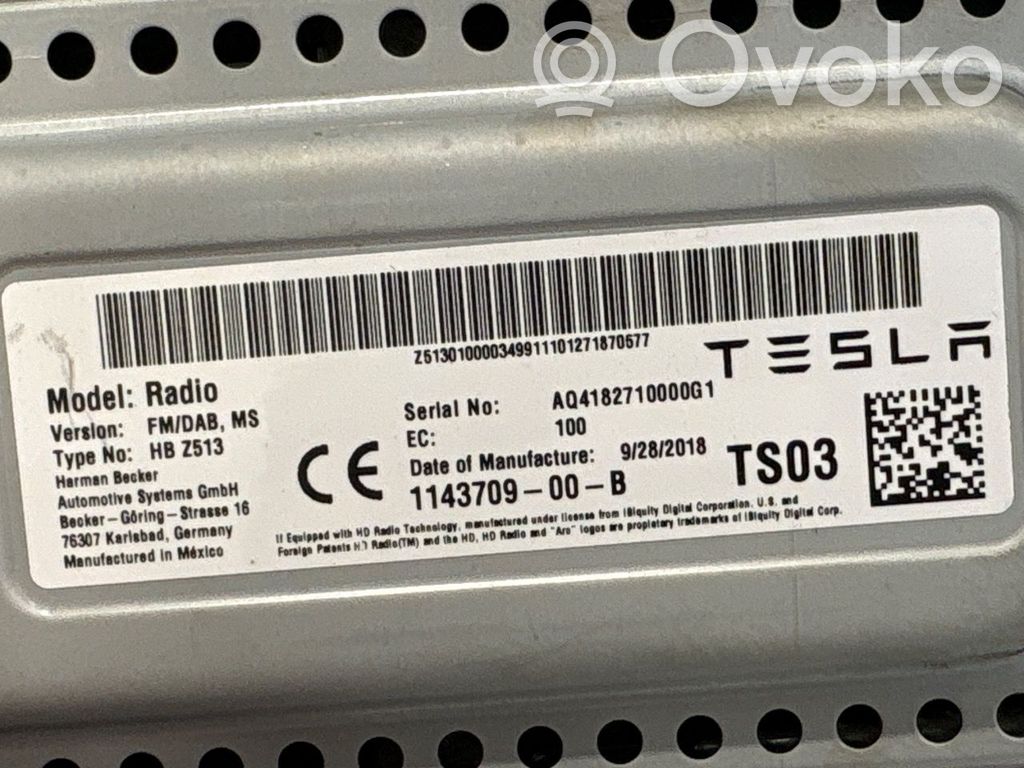 Tesla Model S Other control units/modules 