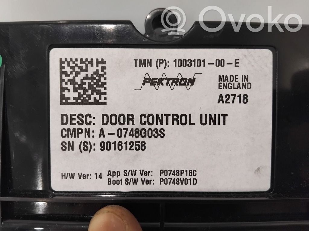 Tesla Model S Centralina/modulo portiere