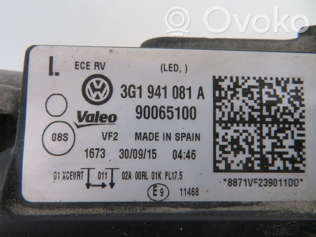 Volkswagen PASSAT B8 Phare frontale