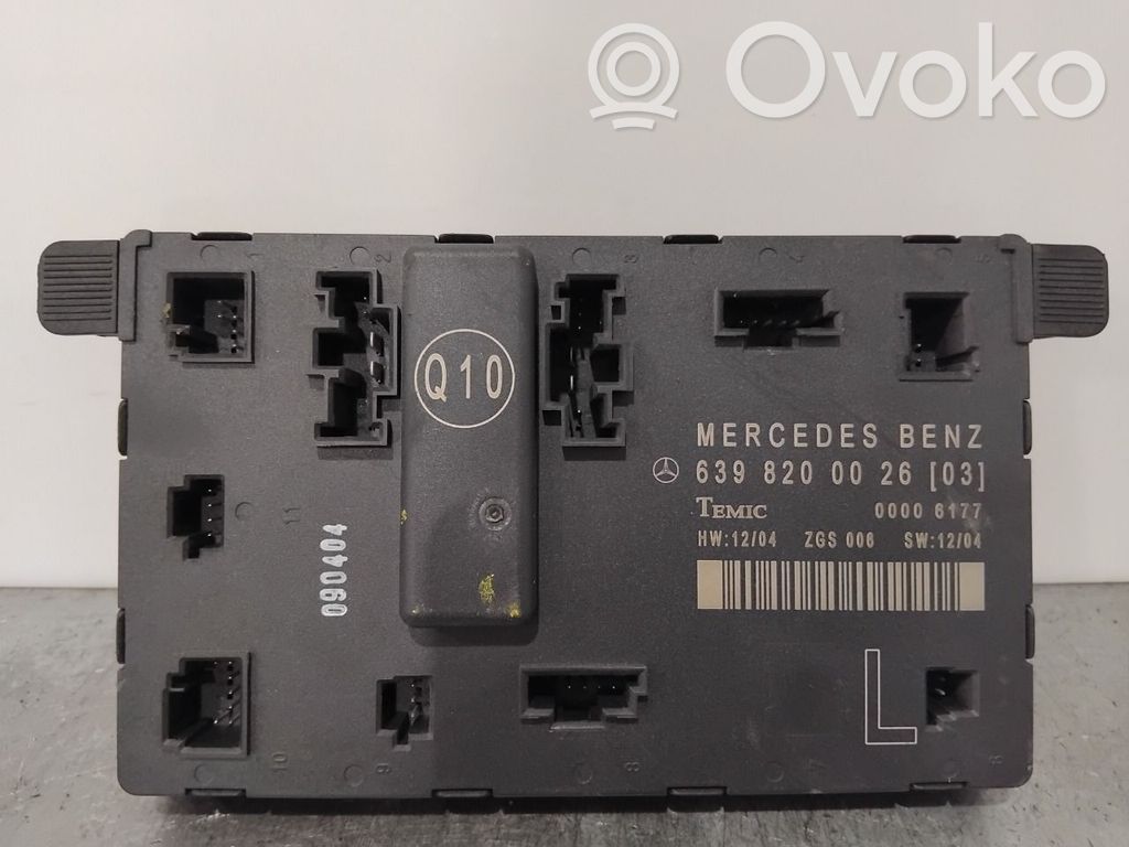 Mercedes-Benz Vito Viano W639 Sterownik / Moduł drzwi 