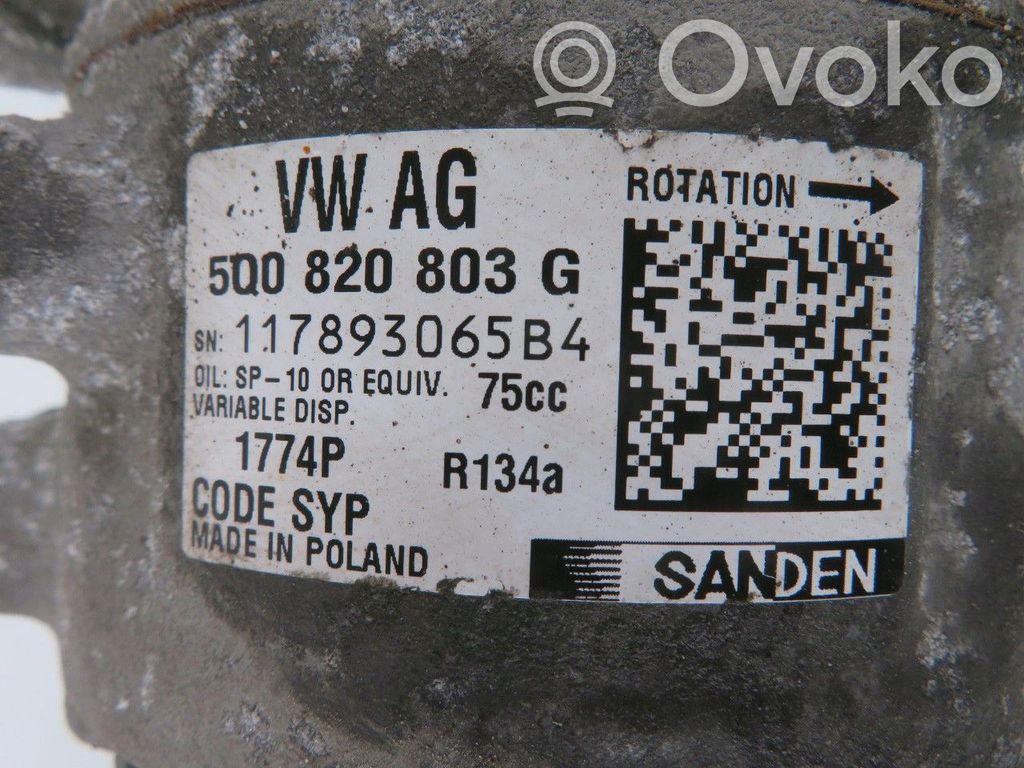 Skoda Fabia Mk3 (NJ) Compresseur de climatisation 