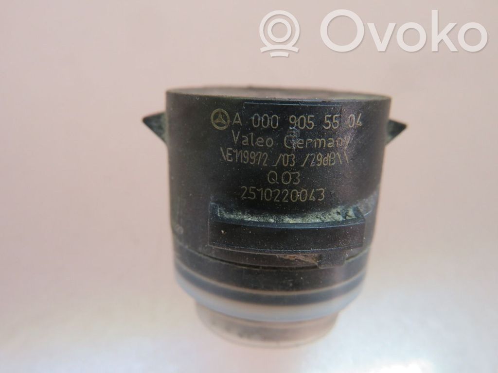 Mercedes-Benz EQV 447 Interruptor del sensor de aparcamiento (PDC)