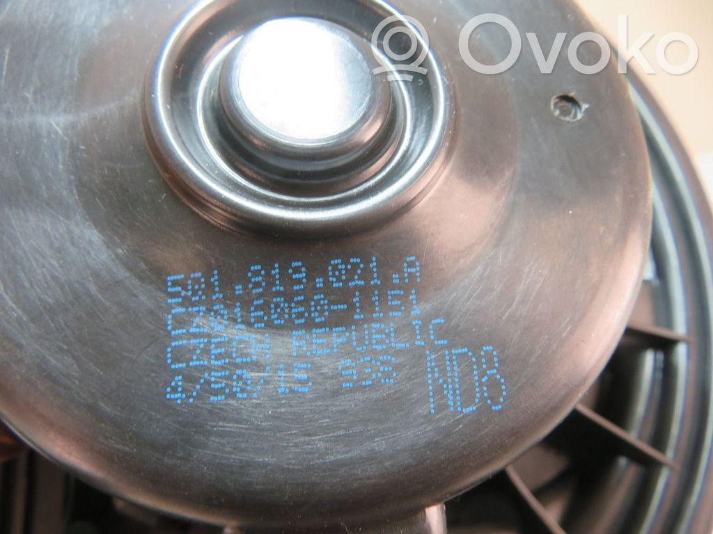 Skoda Superb B8 (3V) Pulseur d'air habitacle