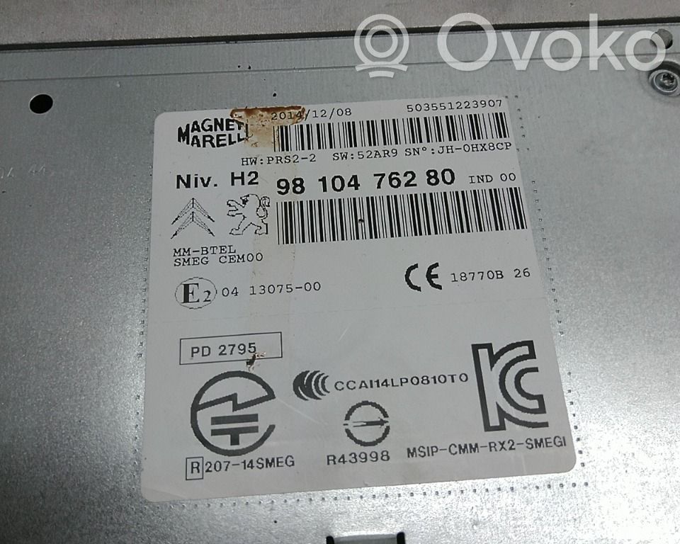 Peugeot 508 Panel / Radioodtwarzacz CD/DVD/GPS 