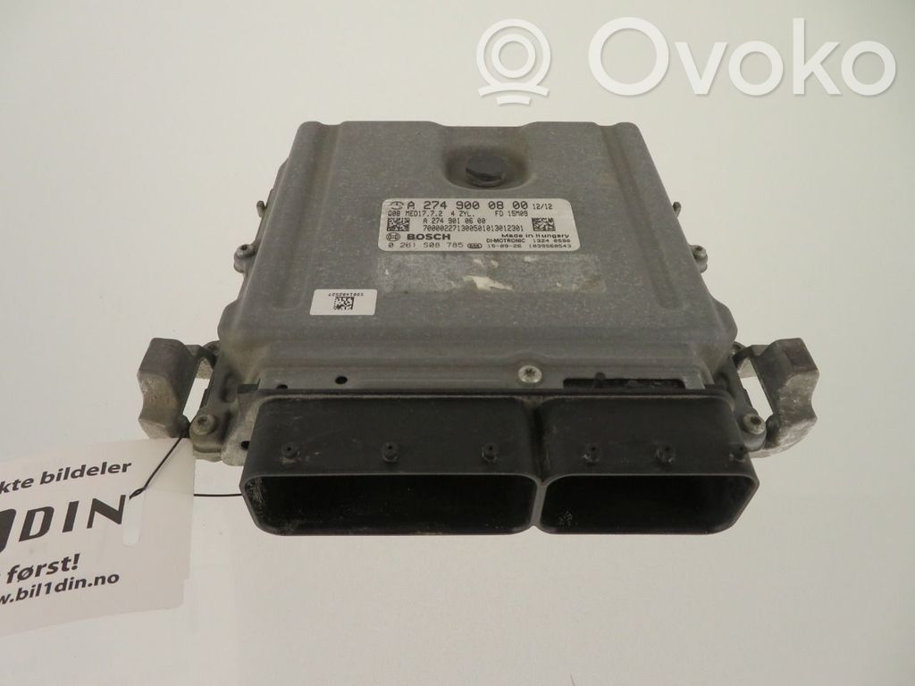 Mercedes-Benz C W205 Unitate control motor/modul ECU