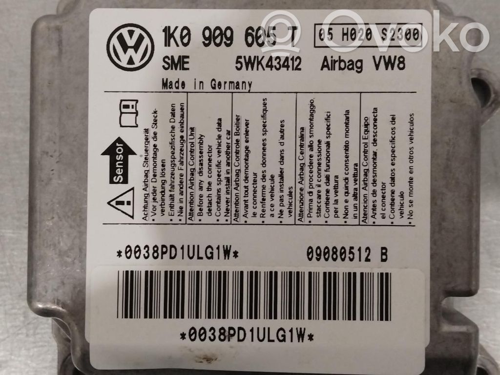 Volkswagen Golf Plus Airbagsteuergerät