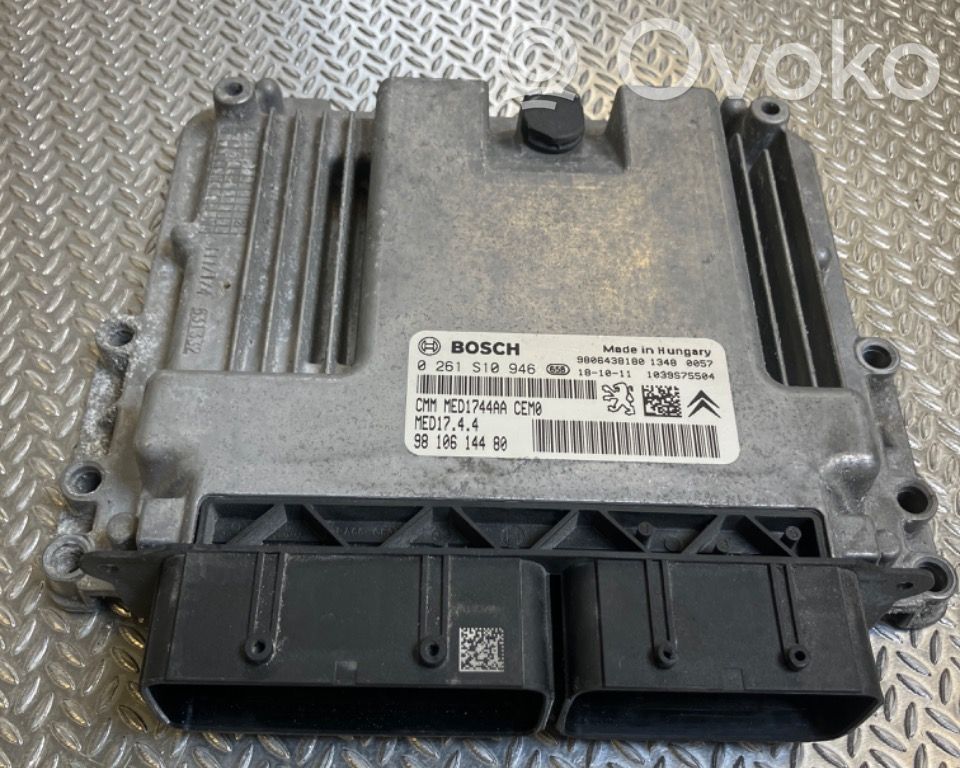Citroen C4 II Picasso Unité de commande, module ECU de moteur 