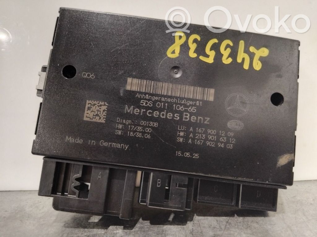 Mercedes-Benz Vito Viano W639 Module de contrôle crochet de remorque