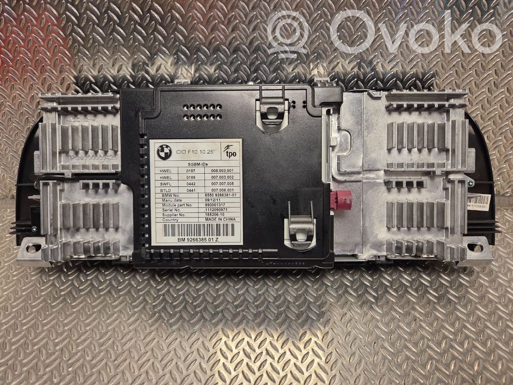 BMW 5 F10 F11 Muut kojelaudan osat 