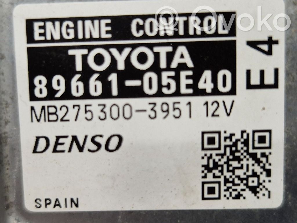 Toyota Avensis T270 Unidad de control/módulo ECU del motor