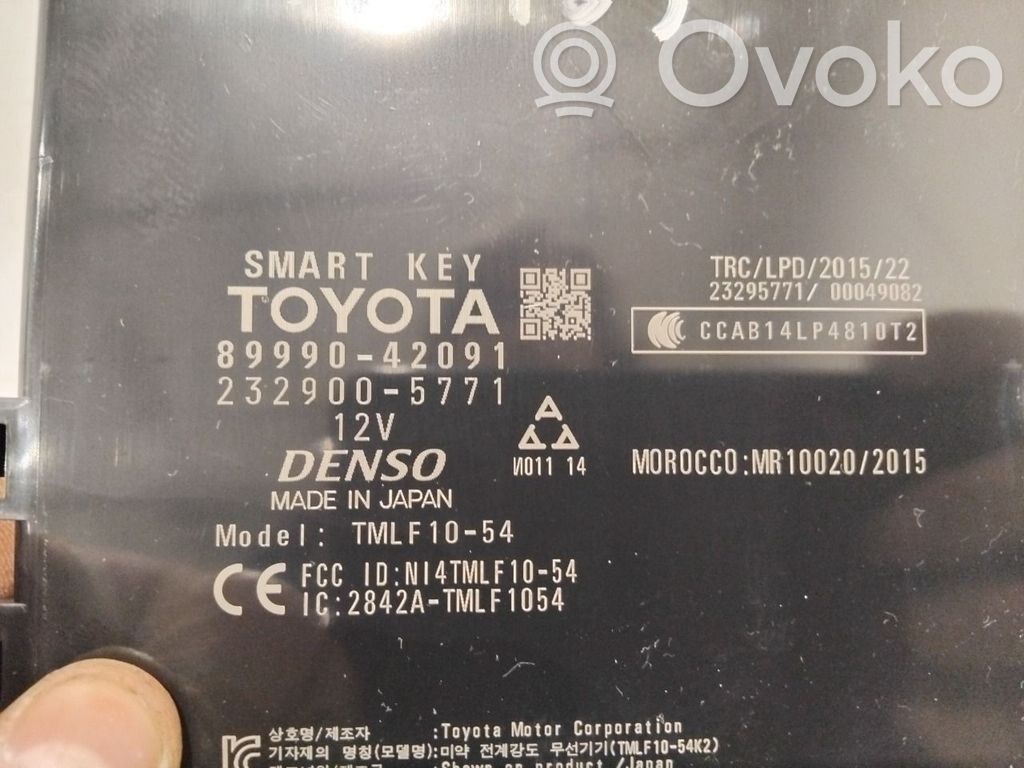 Toyota RAV 4 (XA40) Module de contrôle sans clé Go 