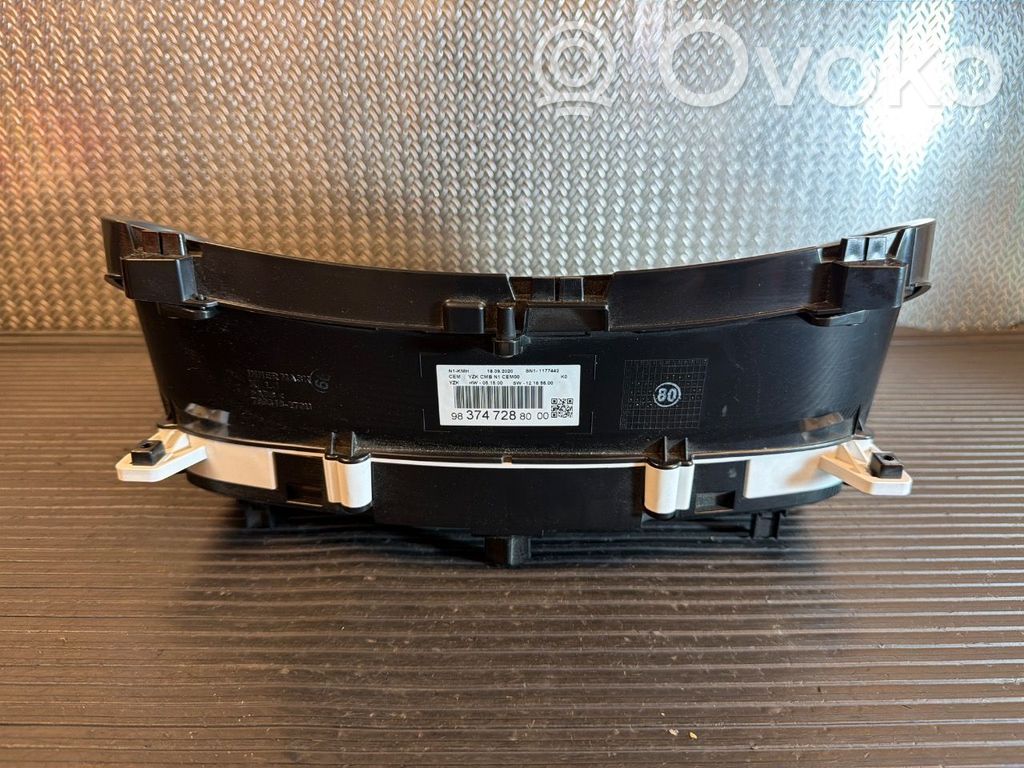 Toyota Proace Vitezometru (grup de instrumente)