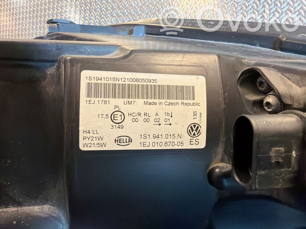 Volkswagen Up Scheinwerfer