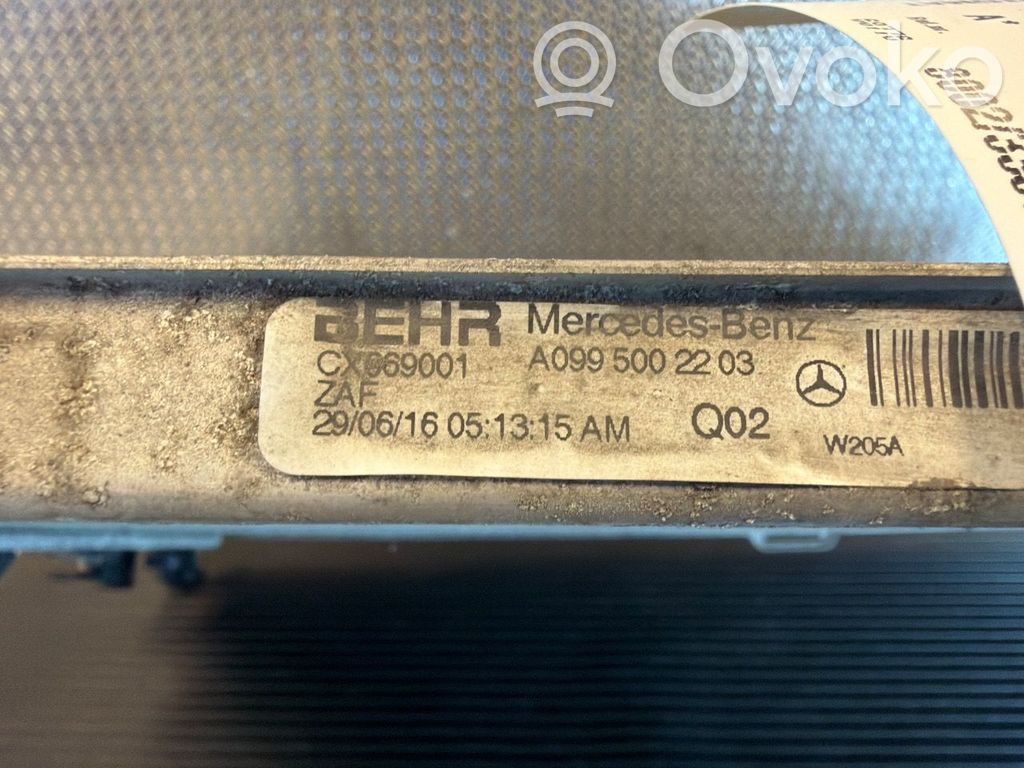Mercedes-Benz C W205 Radiateur de refroidissement 