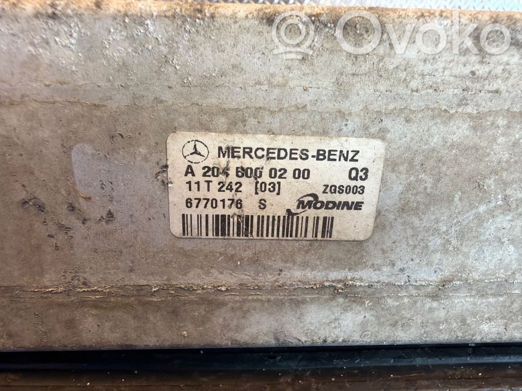 Mercedes-Benz GLK (X204) Refroidisseur intermédiaire