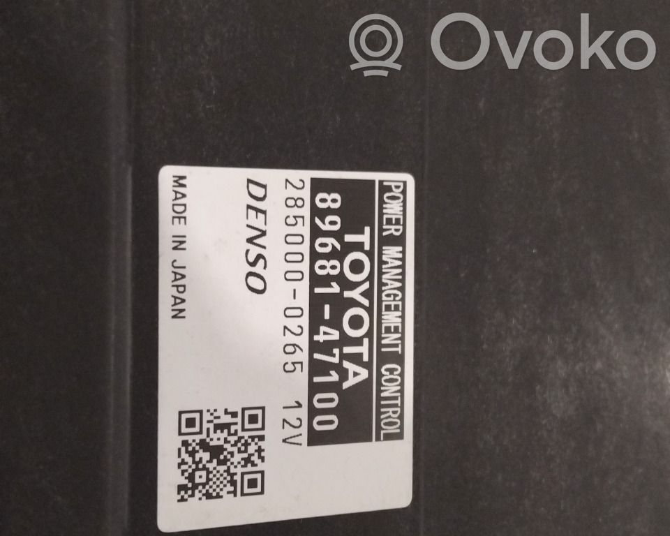 Toyota Prius (XW30) Muut ohjainlaitteet/moduulit 