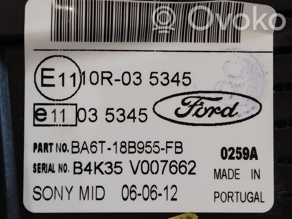 Ford Fiesta Panel radia