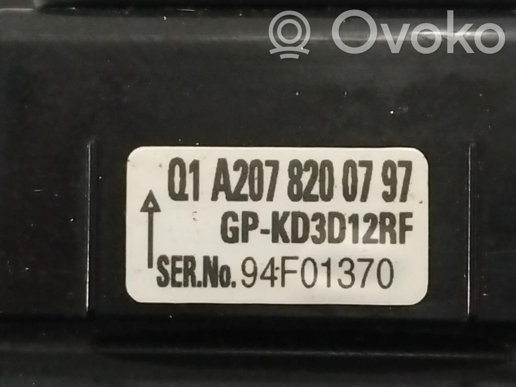 Mercedes-Benz E C207 W207 Caméra pare-brise 