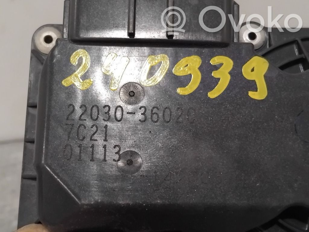 Toyota RAV 4 (XA40) Throttle body valve