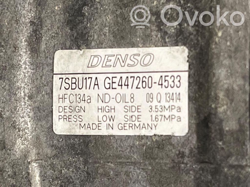 BMW 5 F10 F11 Compresor (bomba) del aire acondicionado (A/C)) 