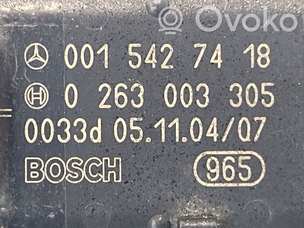 Mercedes-Benz ML W164 Pysäköintitutkan anturin kytkin (PDC) 