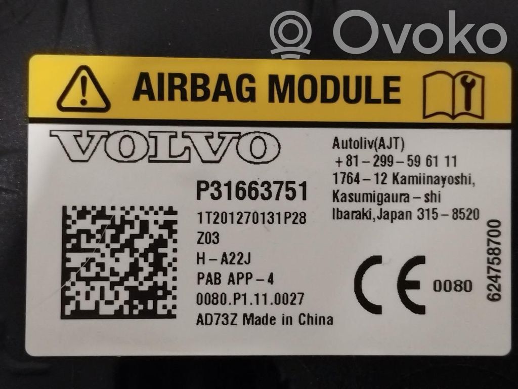 Polestar 2 Airbag pasager 