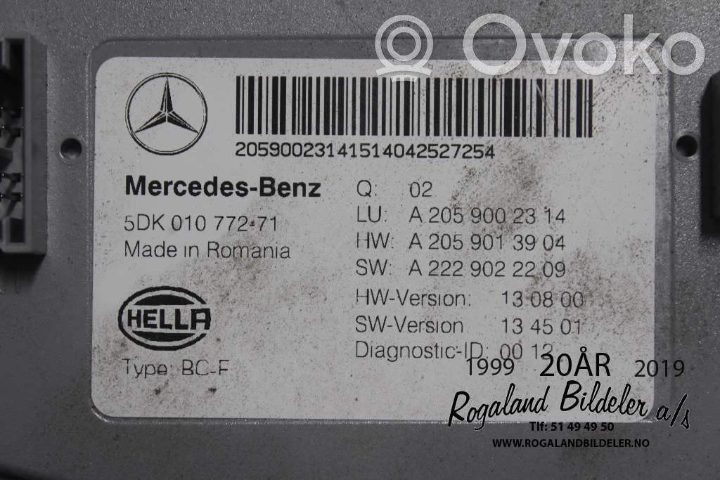 Mercedes-Benz C W205 Autres unités de commande / modules