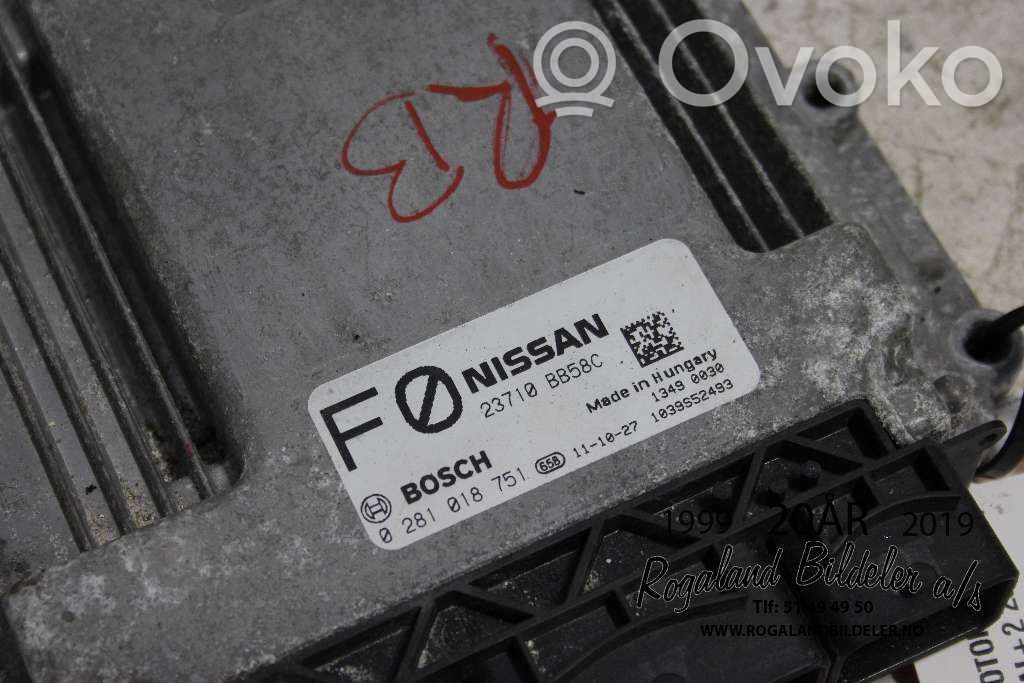 Nissan Qashqai Unité de commande, module ECU de moteur