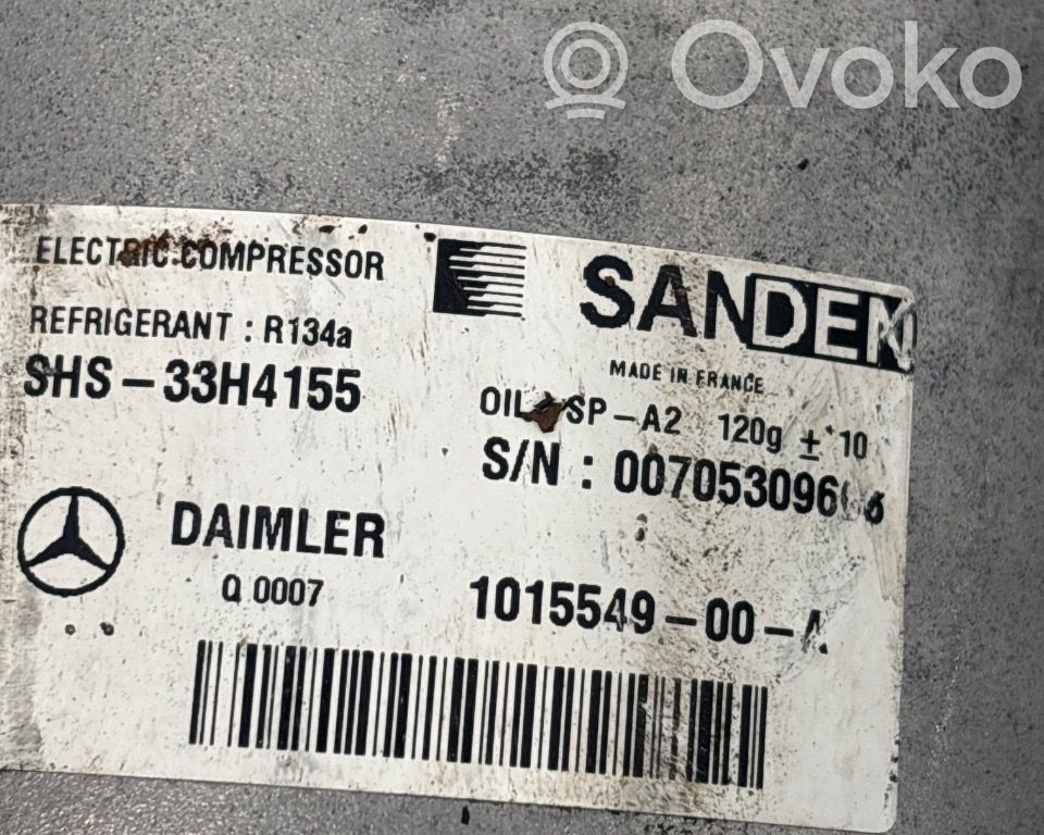 Mercedes-Benz B W246 W242 Ilmastointilaitteen kompressorin pumppu (A/C) 