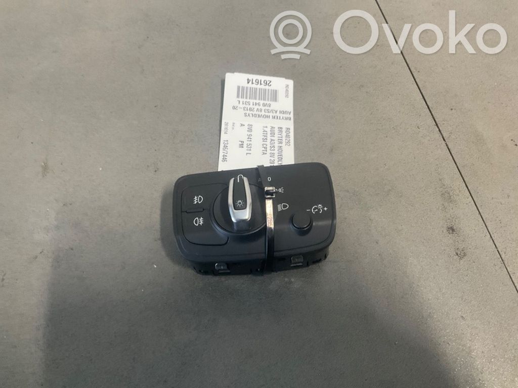 Audi A3 S3 8V Przełącznik świateł 