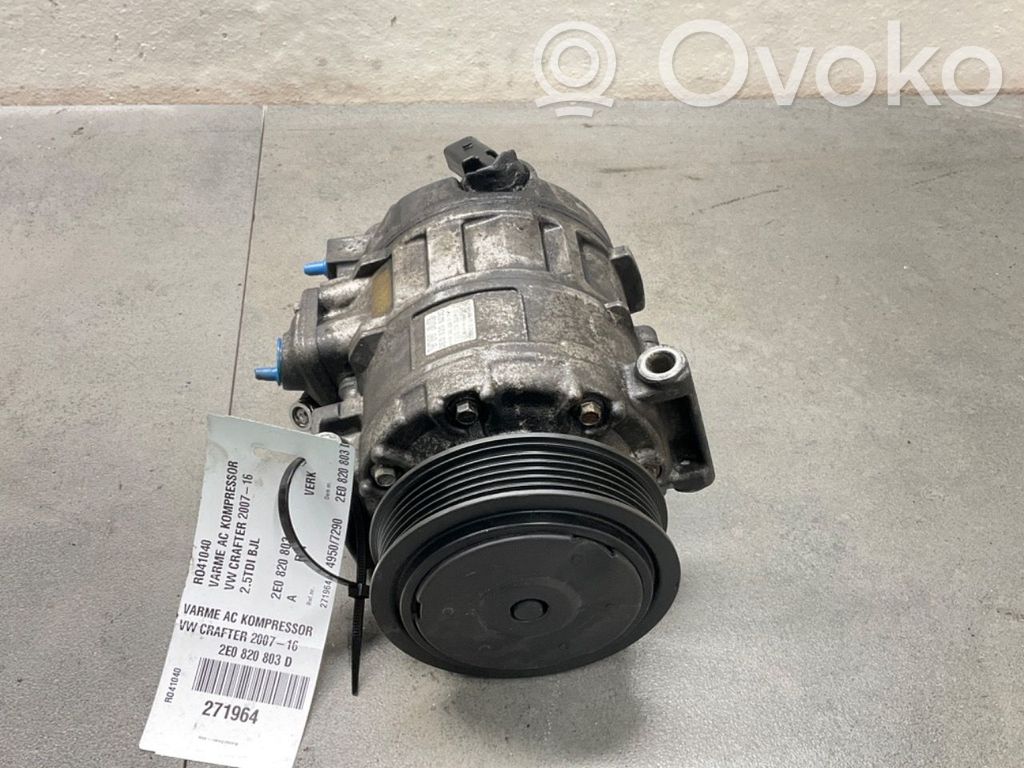 Volkswagen Crafter Klimakompressor Pumpe 