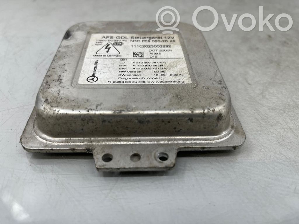 Mercedes-Benz E W212 Unité de commande / module Xénon 