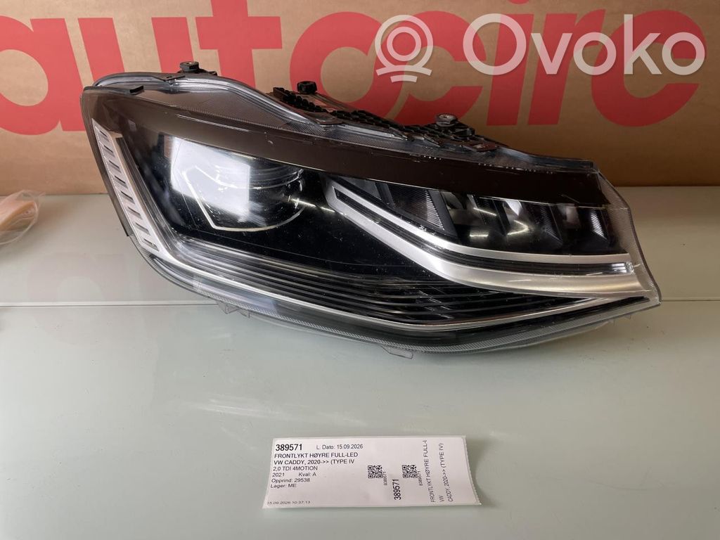 Volkswagen Caddy Faro delantero/faro principal