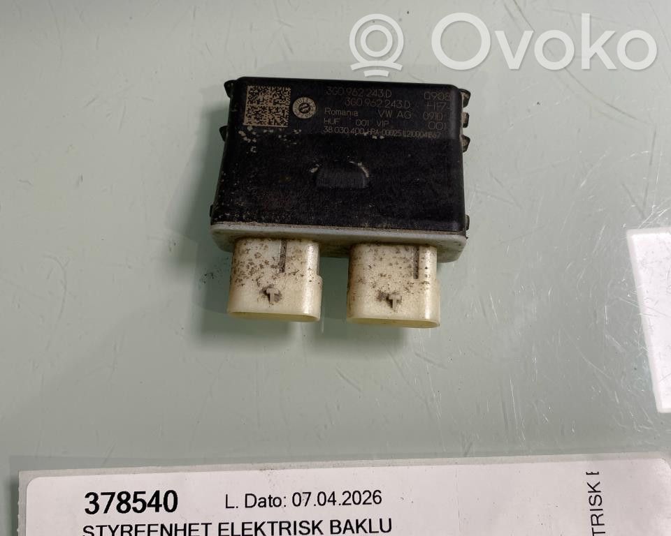Audi Q4 e-tron Sterownik / Moduł elektrycznej klapy tylnej / bagażnika 