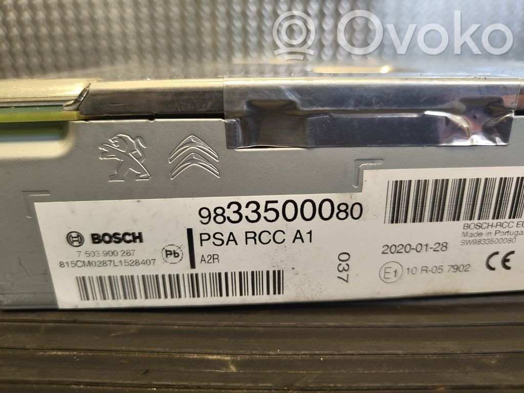 Peugeot Expert Panel / Radioodtwarzacz CD/DVD/GPS 