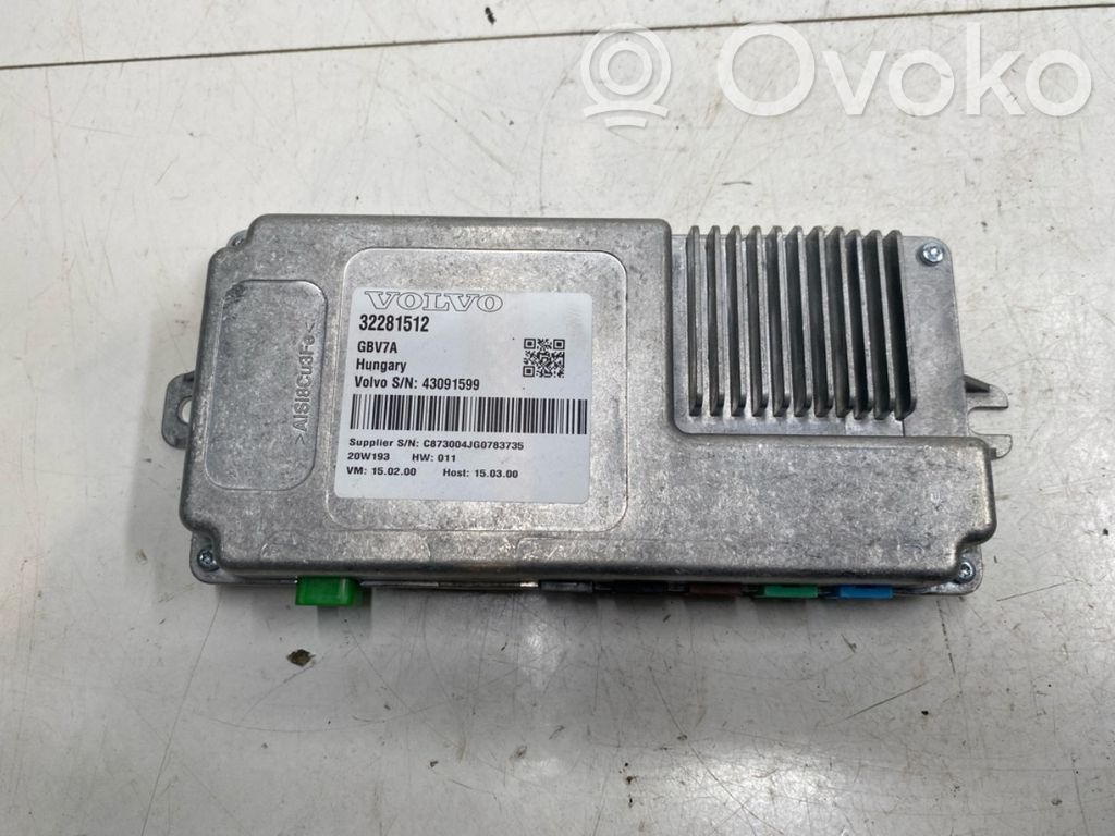 Volvo XC40 Pysäköintitutkan (PCD) ohjainlaite/moduuli 