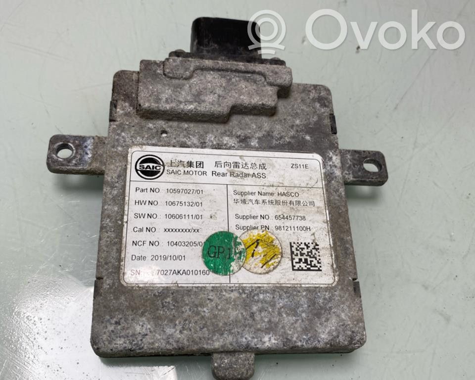 MG ZS Capteur radar d'angle mort 