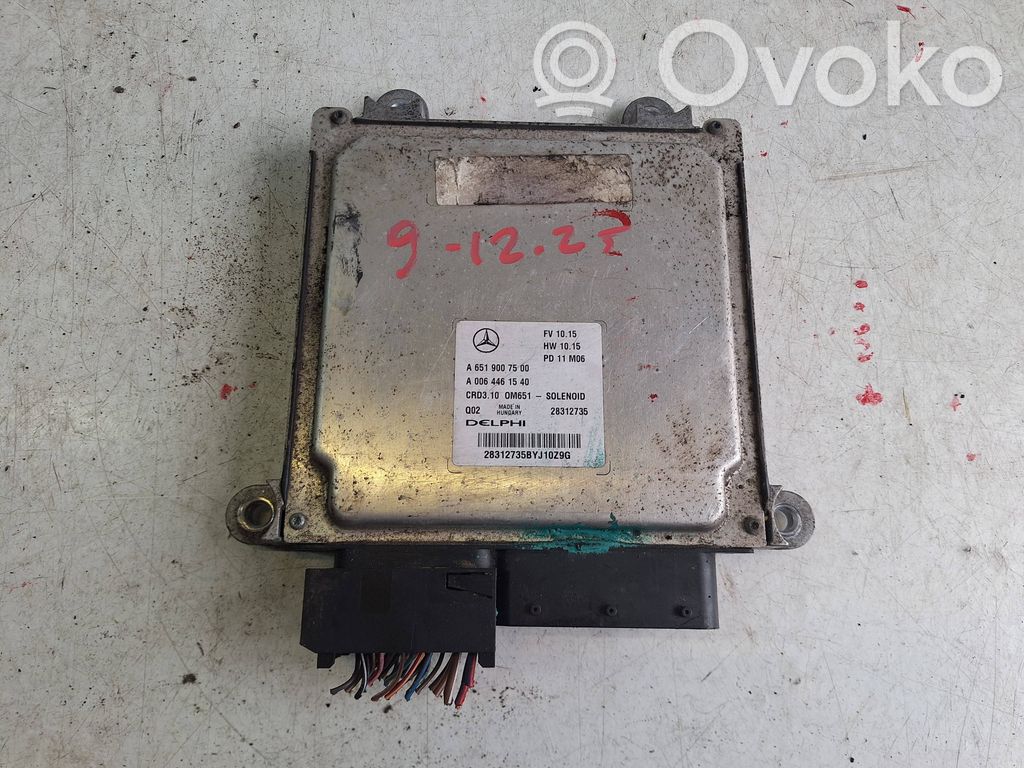 Engine control unit/module   A6519007500,28312735,A0064461540