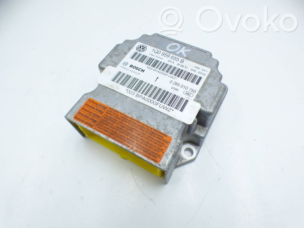 Volkswagen Eos Airbag control unit/module 