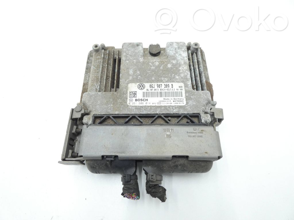 Engine control unit/module   06J907309B,0261S06014
