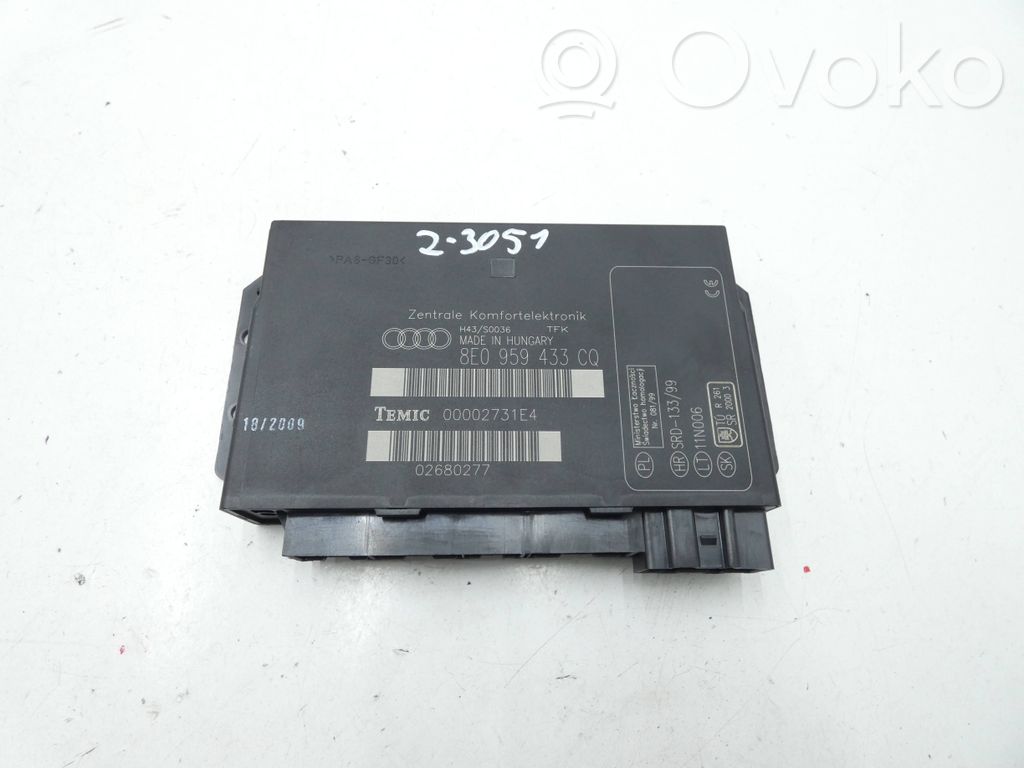 Module confort   8E0959433CQ,00002731E4