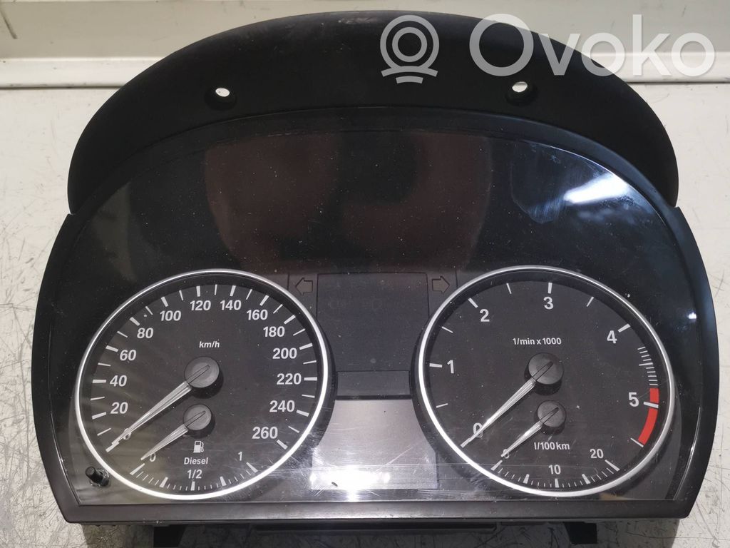 BMW 3 E90 E91 Speedometer (instrument cluster) 