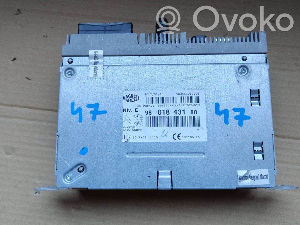 Peugeot 208 I Radio/CD/DVD/GPS head unit 