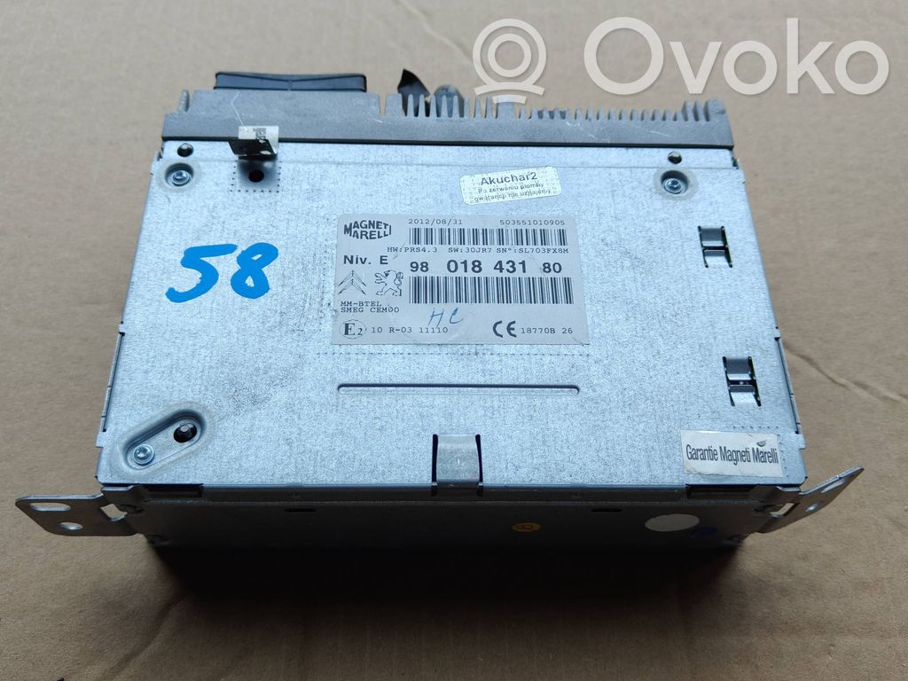 Peugeot 2008 I Radio/CD/DVD/GPS head unit 