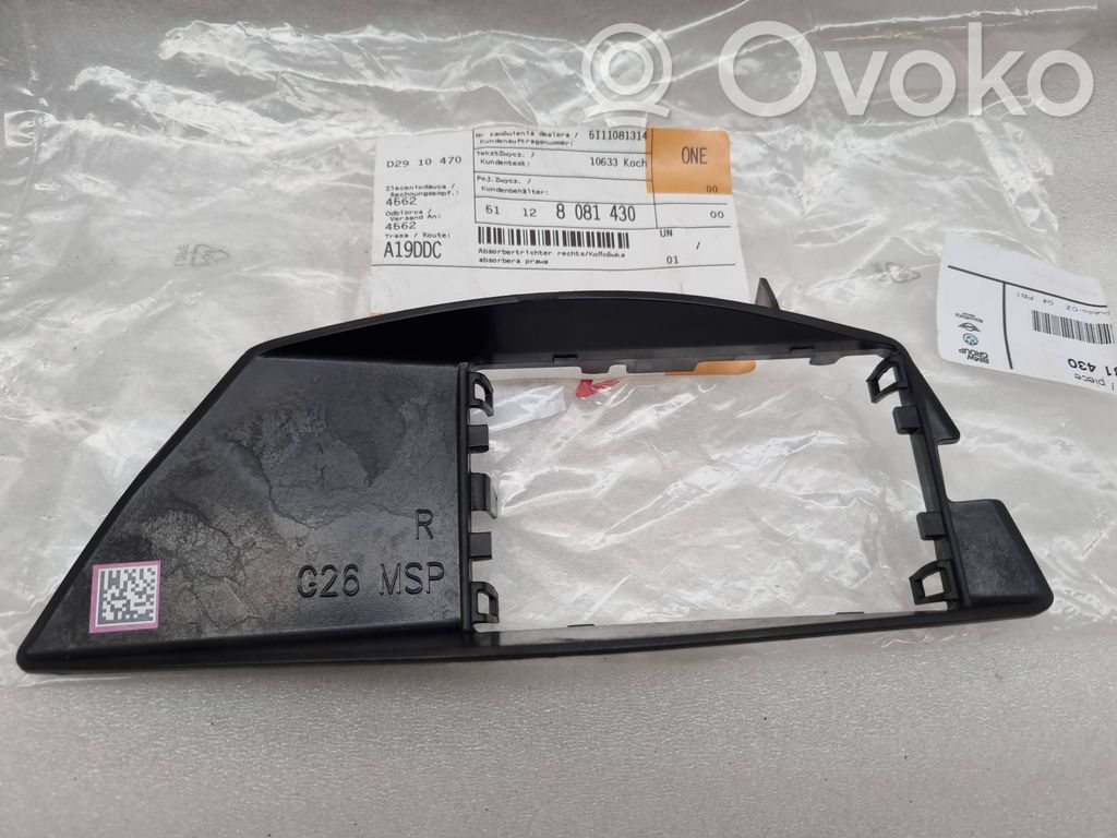 BMW 4 G22 G23 G24 G26 Front bumper foam support bar 