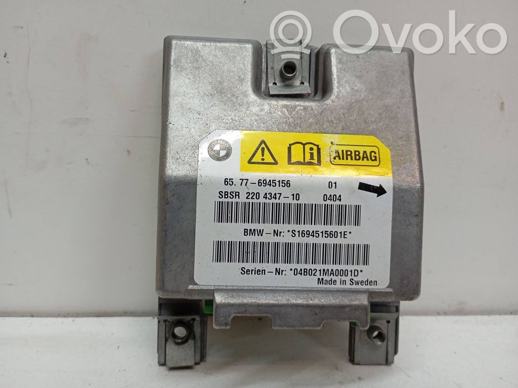 Module de contrôle airbag   6945156,220434710,S1694515601E