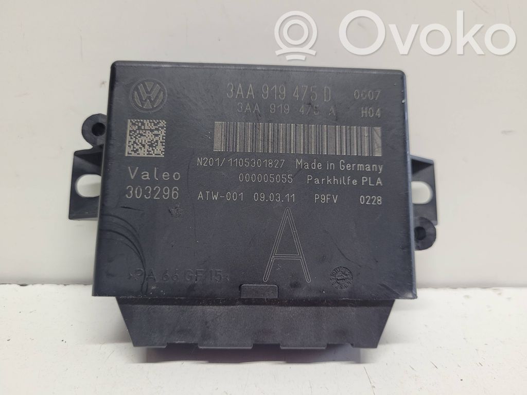 Volkswagen Touran II Sterownik / Moduł parkowania PDC 